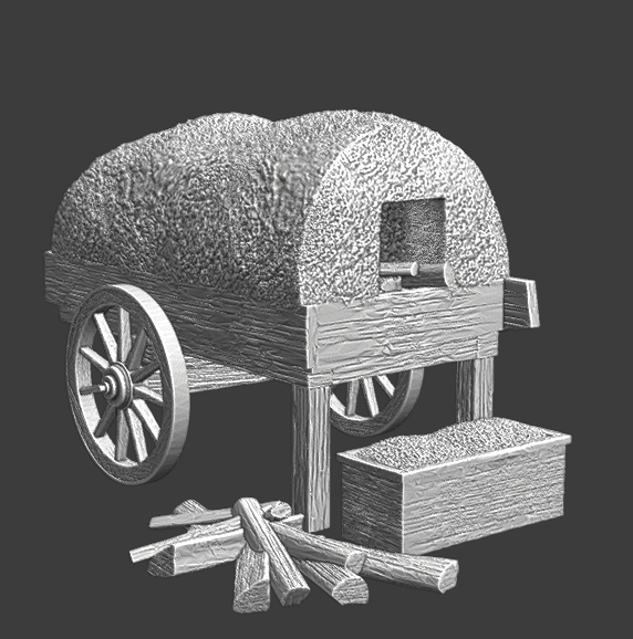 Medieval mobile bakery - All loves bread
